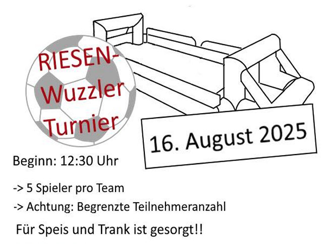 Riesenwuzzlerturnier, 16.8.2025